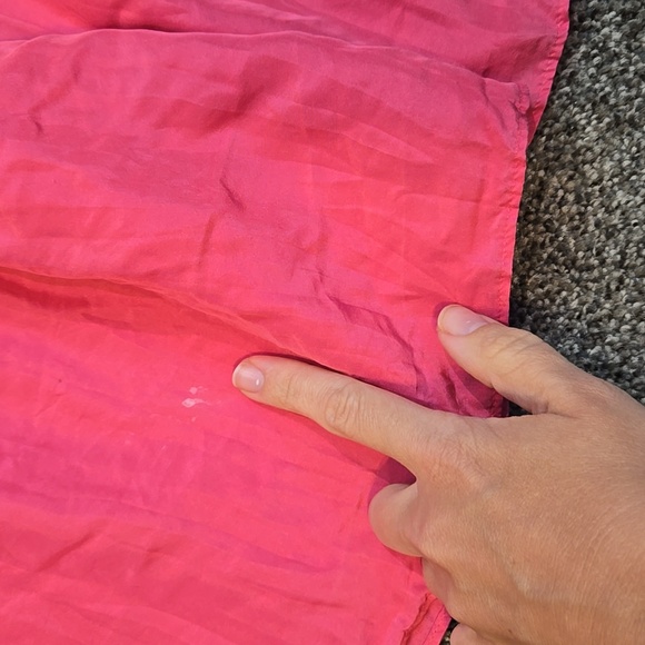 Eileen Fishet Women  Pink 100%Silk Sleeveless Long Maxi Dress Sz L - Picture 2 of 8